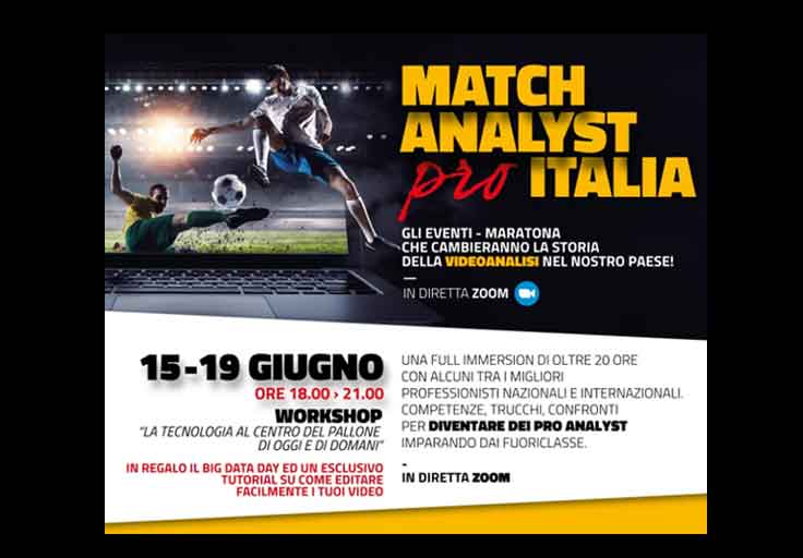 Match analyst Pro Italia: l'evento-maratona che cambia la storia della video analisi nel nostro Paese